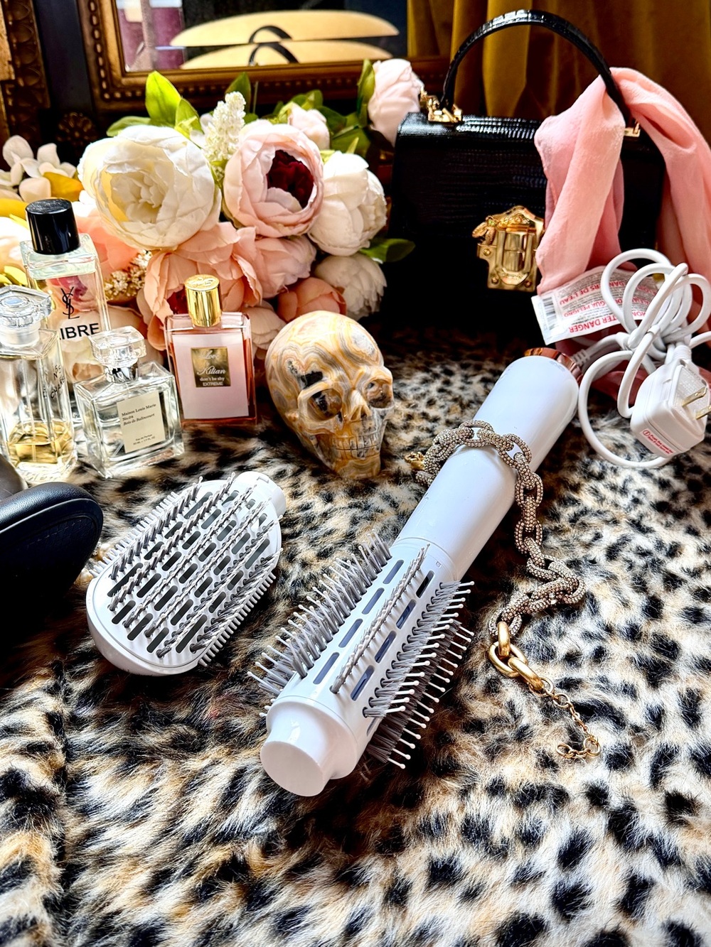 ♥️ The T3 AireBrush Duo White Round Hair Brush Styling Tool